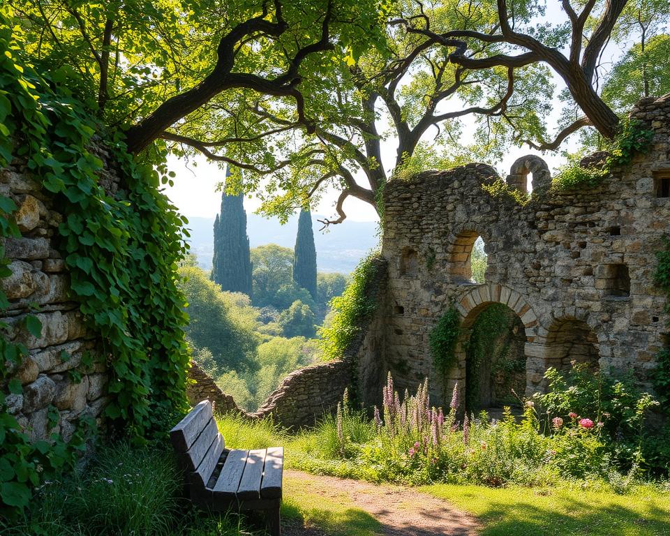 ruin wall garden aesthetics ruin wall garden aesthetics