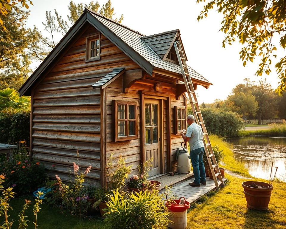 seasonal maintenance routines for summerhouses