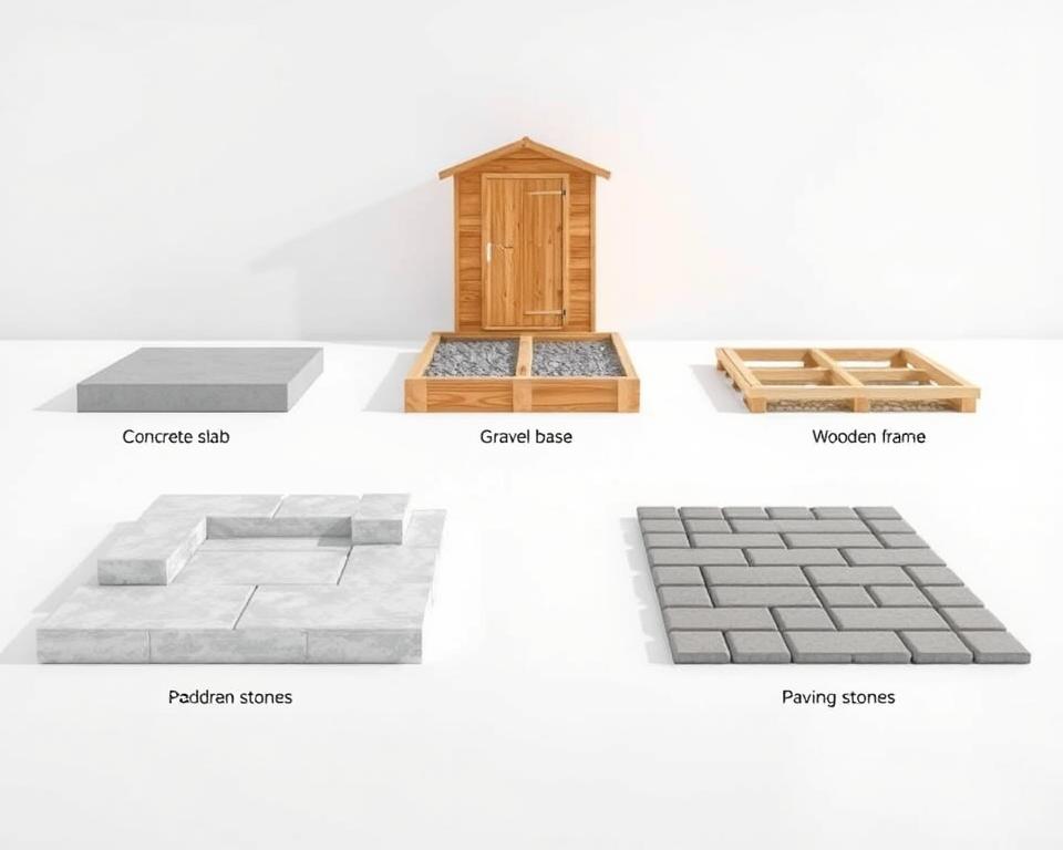 shed foundation options