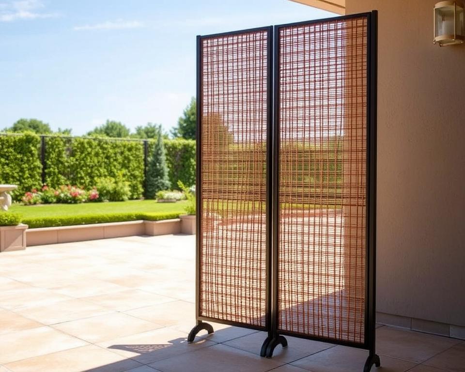 sizing patio privacy screens