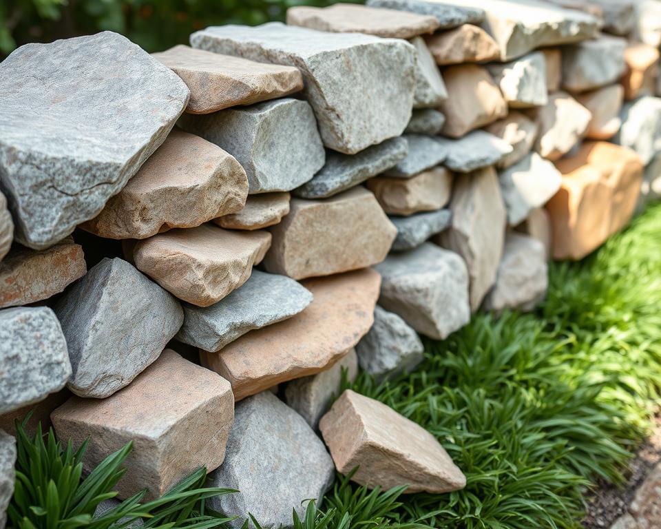 stone selection for garden ruin wall stone selection for garden ruin wall