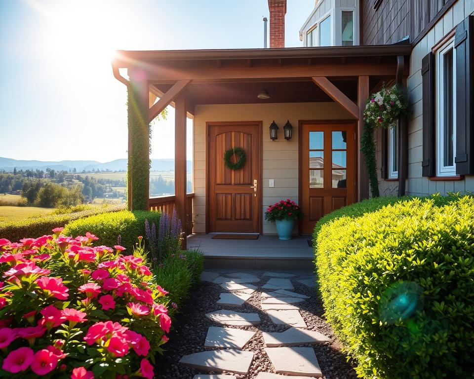 summer house entrance maintenance
