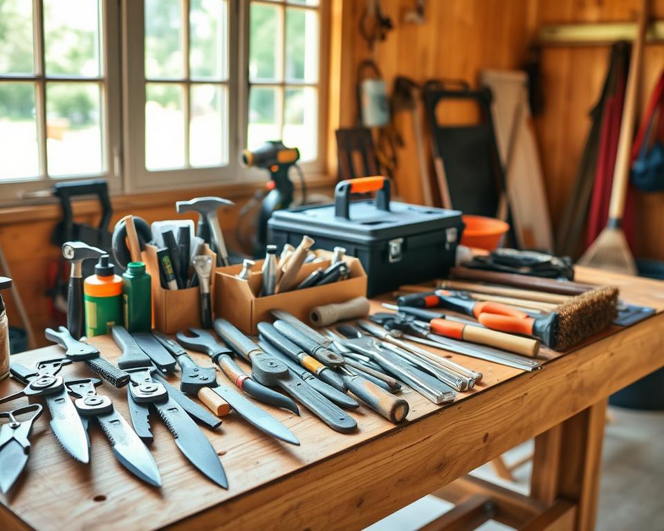summerhouse maintenance tools