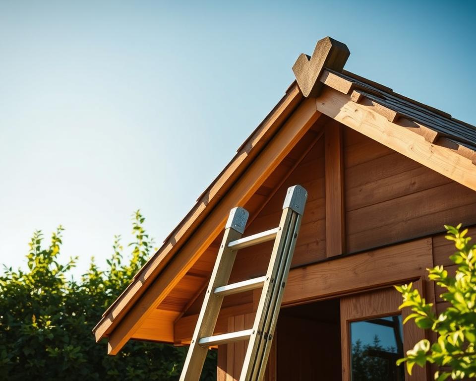summerhouse roof maintenance