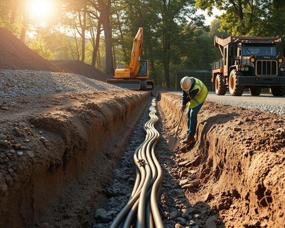underground cable installation underground cable installation