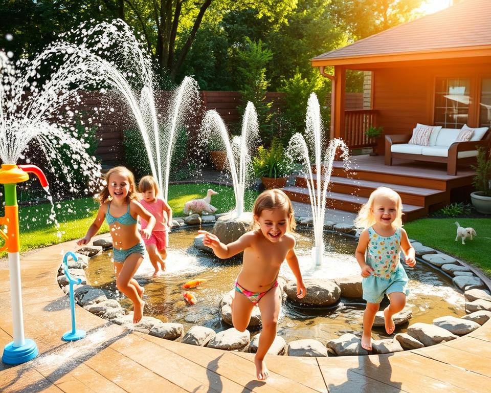 water play features