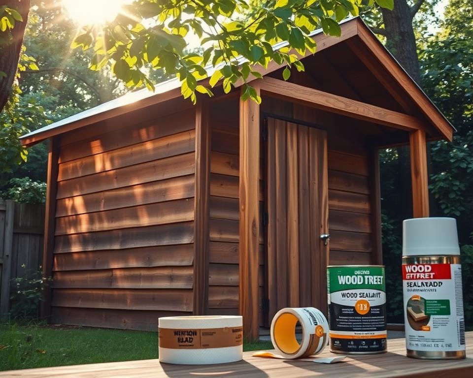 weatherproofing wooden shed