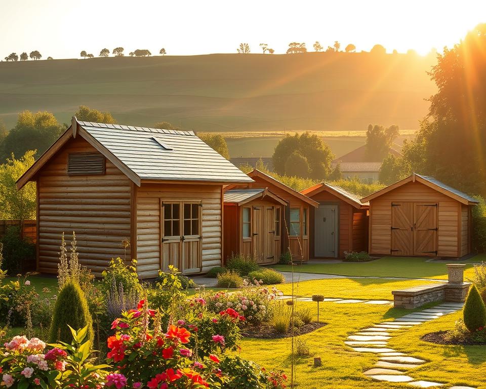 wooden shed styles UK
