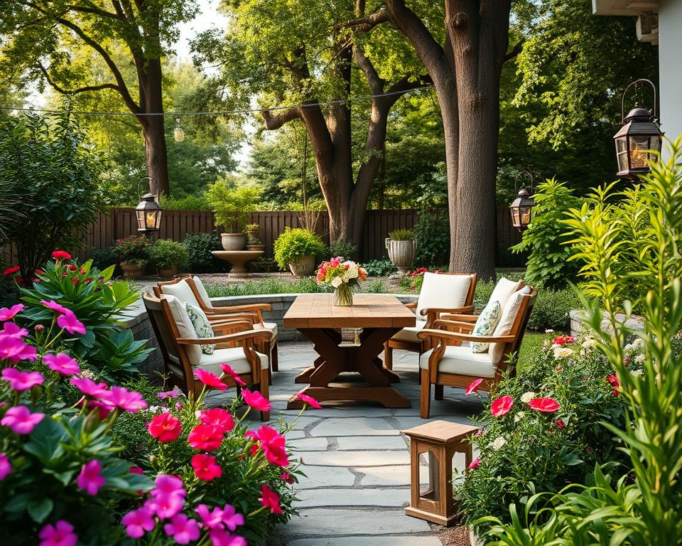Creating a seating area in the garden – ideas and tips