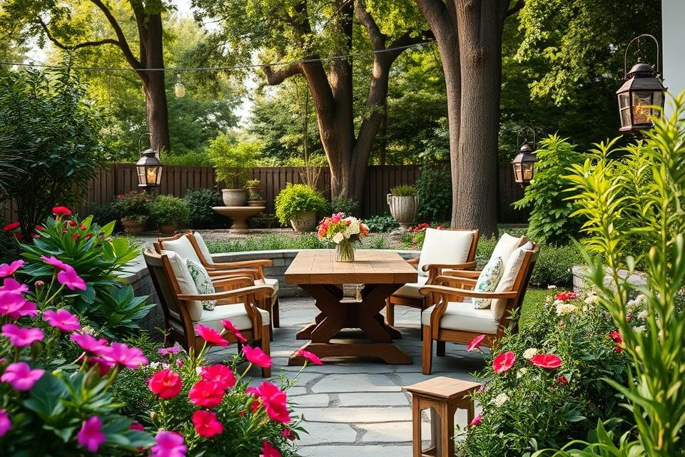 Creating a seating area in the garden – ideas and tips
