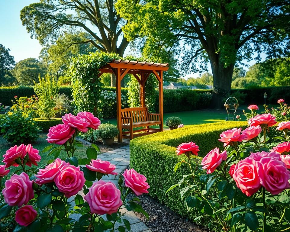 English garden features