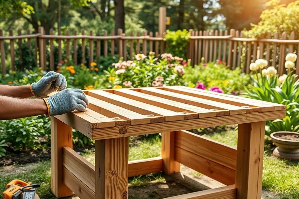 How to Build a Wooden Garden Table (DIY Guide)