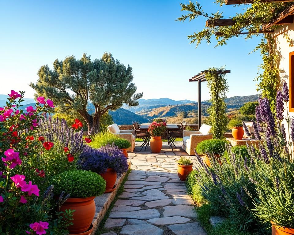 Mediterranean garden design