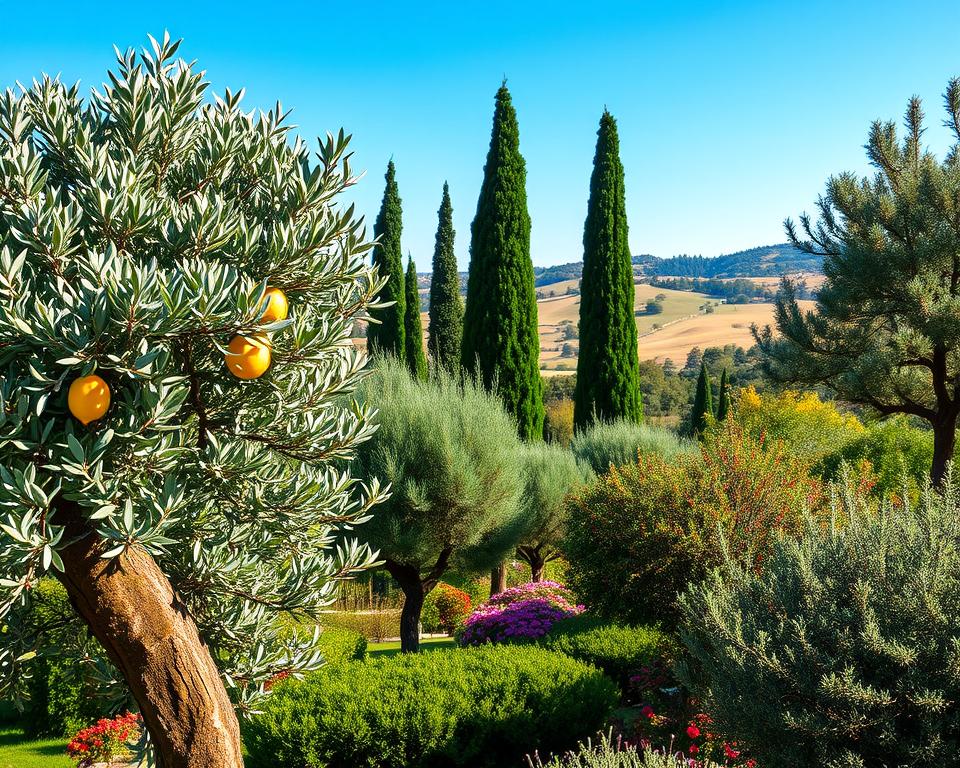 Mediterranean trees