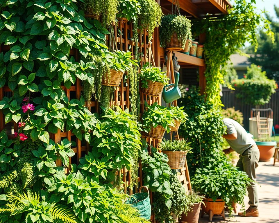 Seasonal Maintenance of Vertical Garden