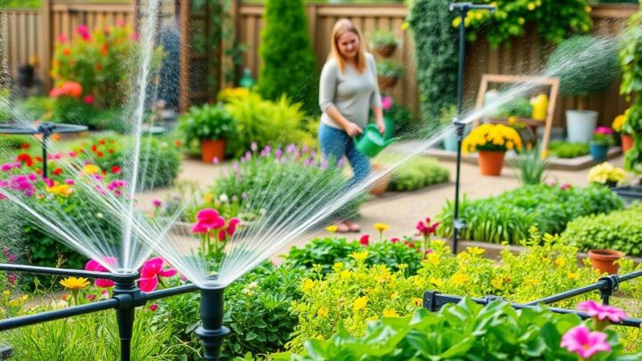 What is the best watering system for a garden?