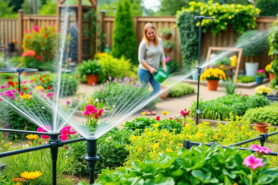 What is the best watering system for a garden?