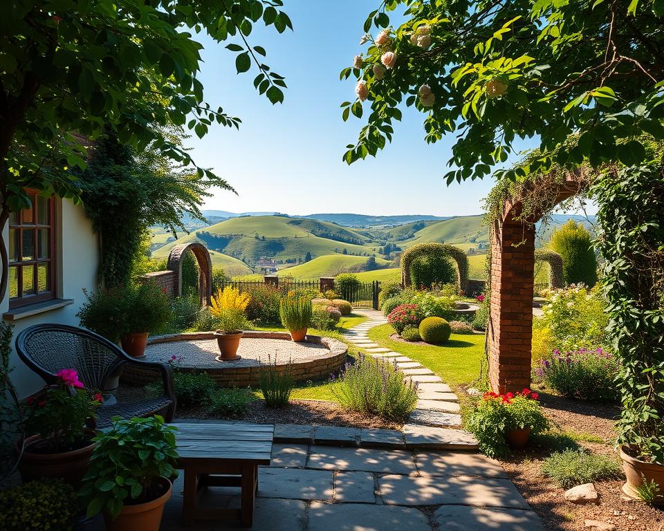 garden rooms and vistas