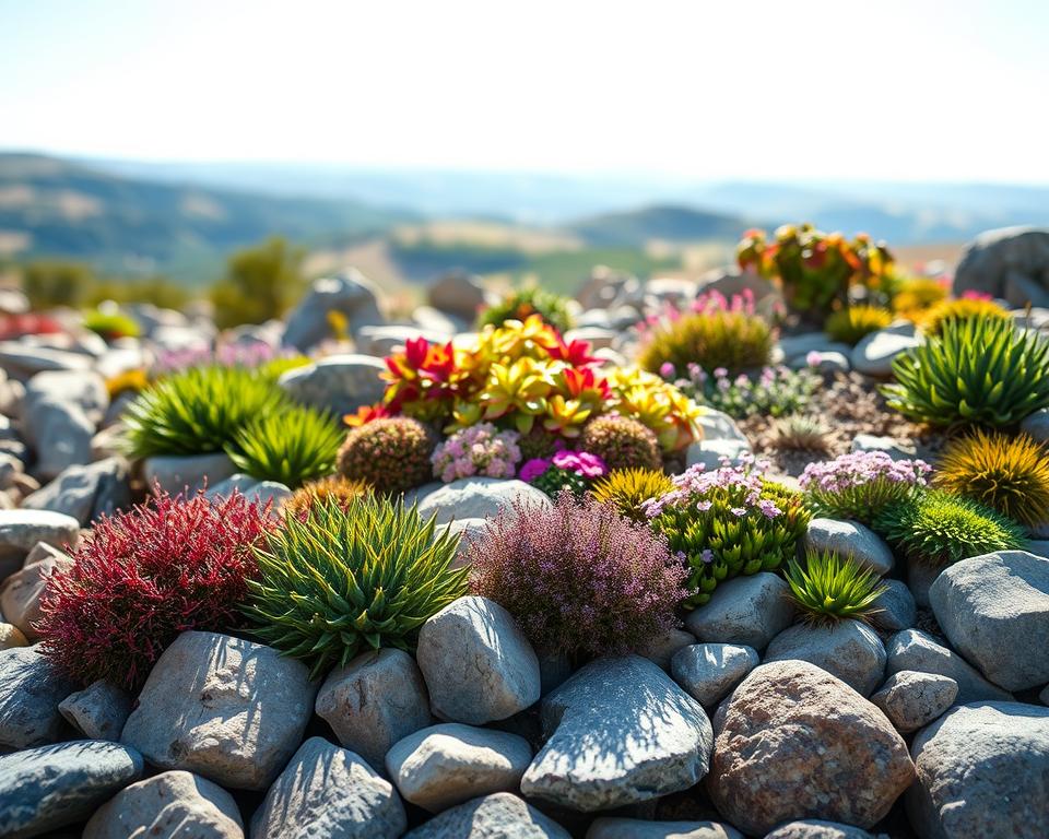 rock garden plants selection