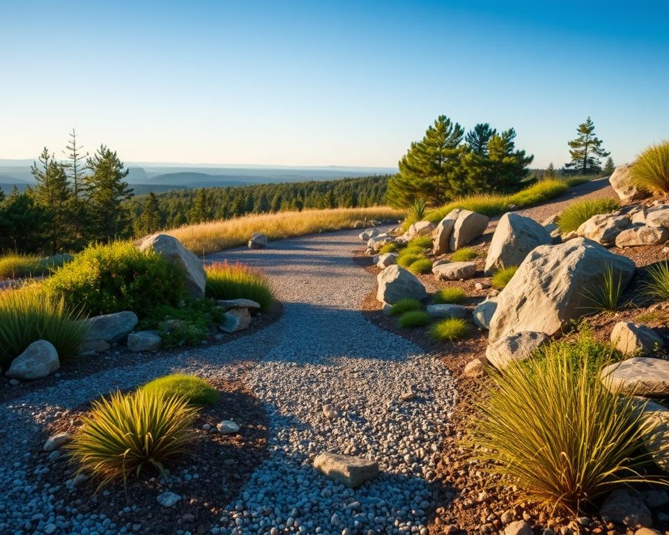 rock garden site selection