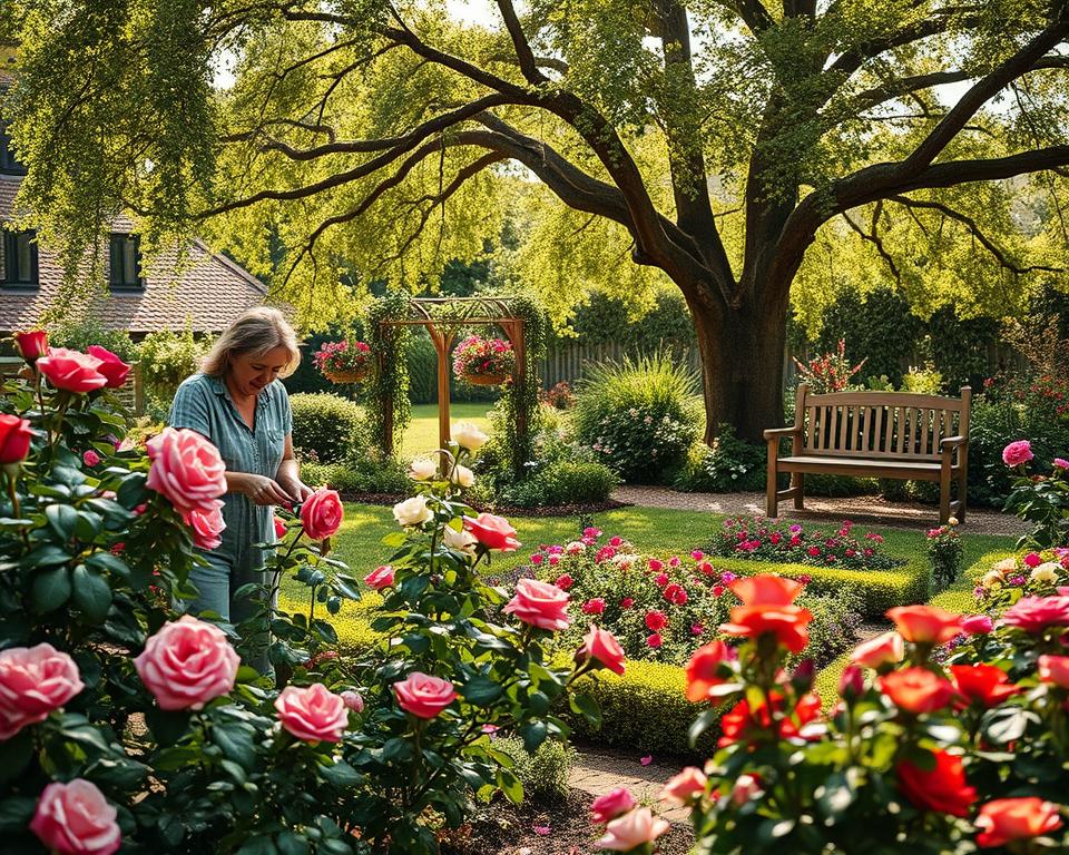 romantic garden maintenance