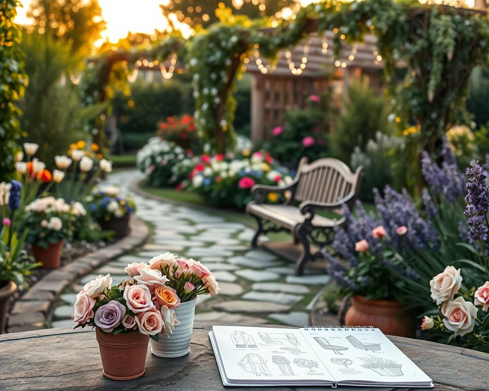 romantic garden planning