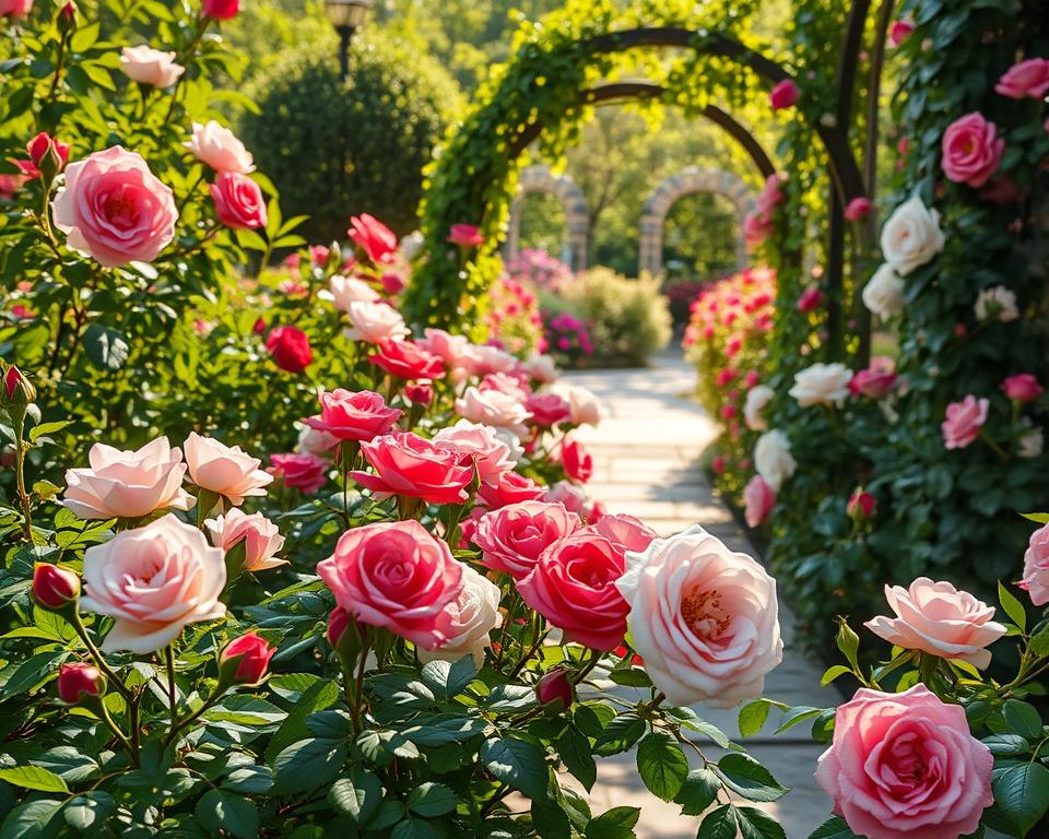 romantic garden roses