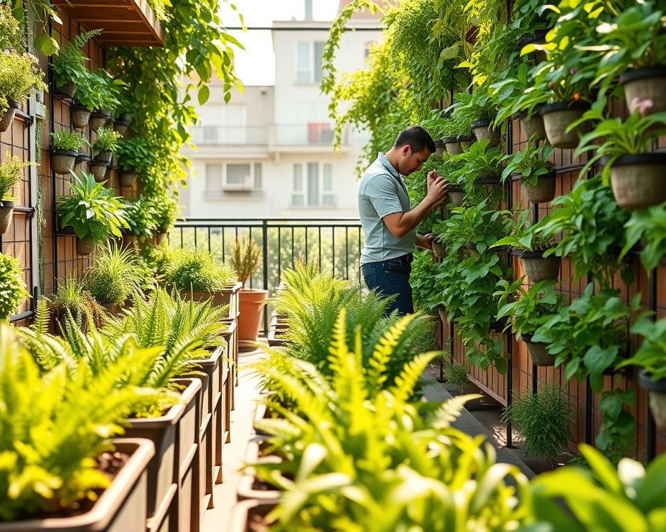 vertical garden planting techniques