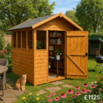 10'x6' Loglap Summer Shed - Loglap Summer Sheds - 0% Finance - Buy Now Pay Later - Tiger Sheds