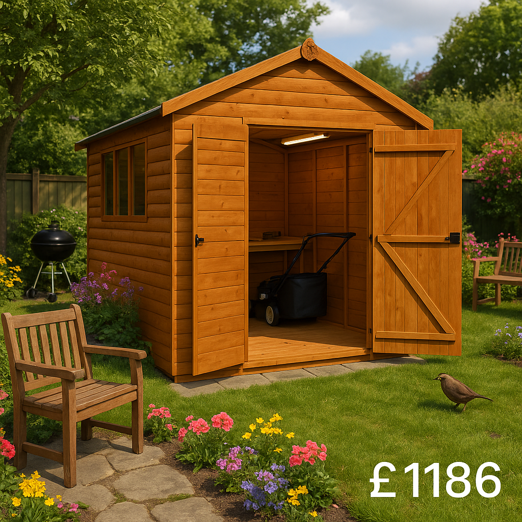 10'x6' Tiger Loglap Heavyweight Workshop Shed - 0% Finance - Buy Now Pay Later - Tiger Sheds