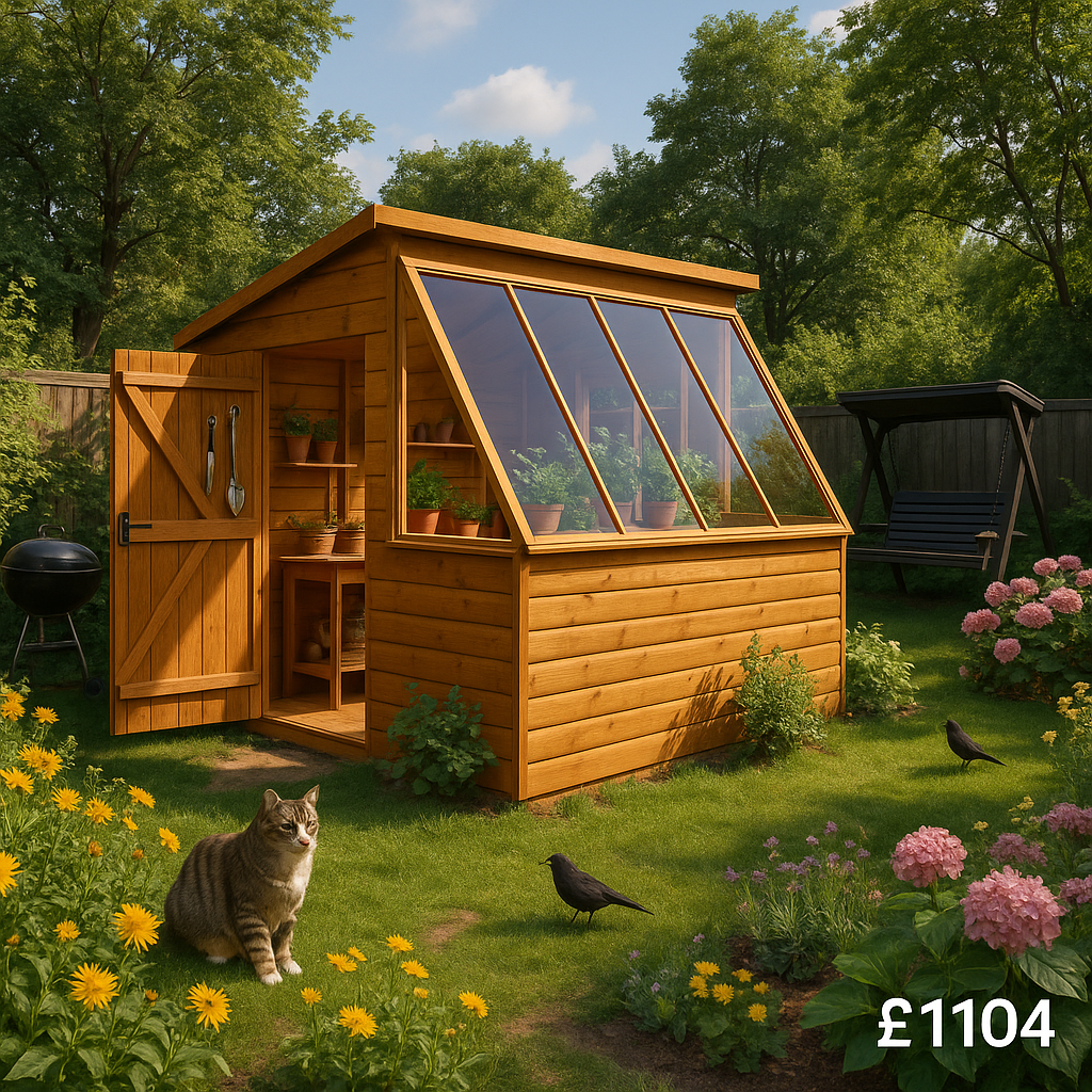 10'x6' Tiger Loglap Potting Sheds - Garden Potting Shed - 0% Finance - Buy Now Pay Later - Tiger Sheds