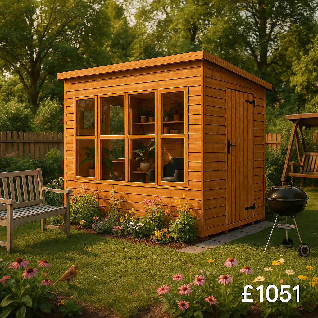 10'x6' Tiger Penthouse - 0% Finance - Buy Now Pay Later - Tiger Sheds