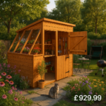 10'x6' Tiger Potting Sheds Right Hand Door - Garden Potting Shed - 0% Finance - Buy Now Pay Later - Tiger Sheds