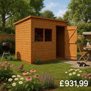 10'x6' Tiger Shiplap Extra High Pent - 0% Finance - Buy Now Pay Later - Tiger Sheds