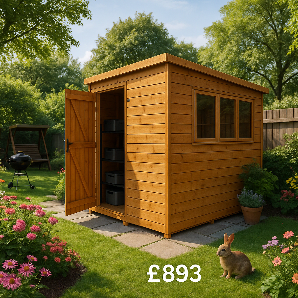 10'x6' Tiger Shiplap Lean To Pent Shed - 0% Finance - Buy Now Pay Later - Tiger Sheds