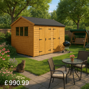 10'x7' Tiger Heavyweight Workshop Shed - 0% Finance - Buy Now Pay Later - Tiger Sheds