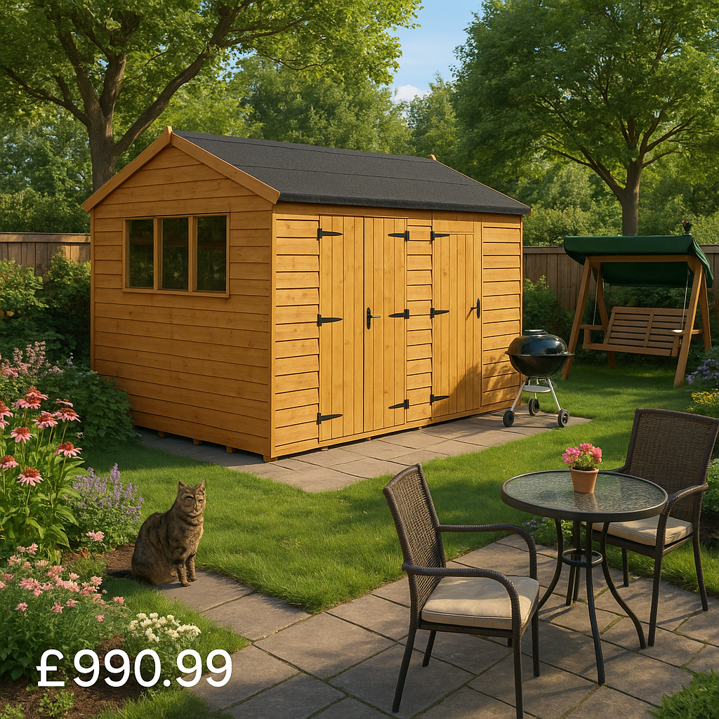 10'x7' Tiger Heavyweight Workshop Shed - 0% Finance - Buy Now Pay Later - Tiger Sheds