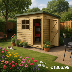 10'x8' Tiger Elite Pressure Treated Pent Shed - 0% Finance - Buy Now Pay Later - Tiger Sheds