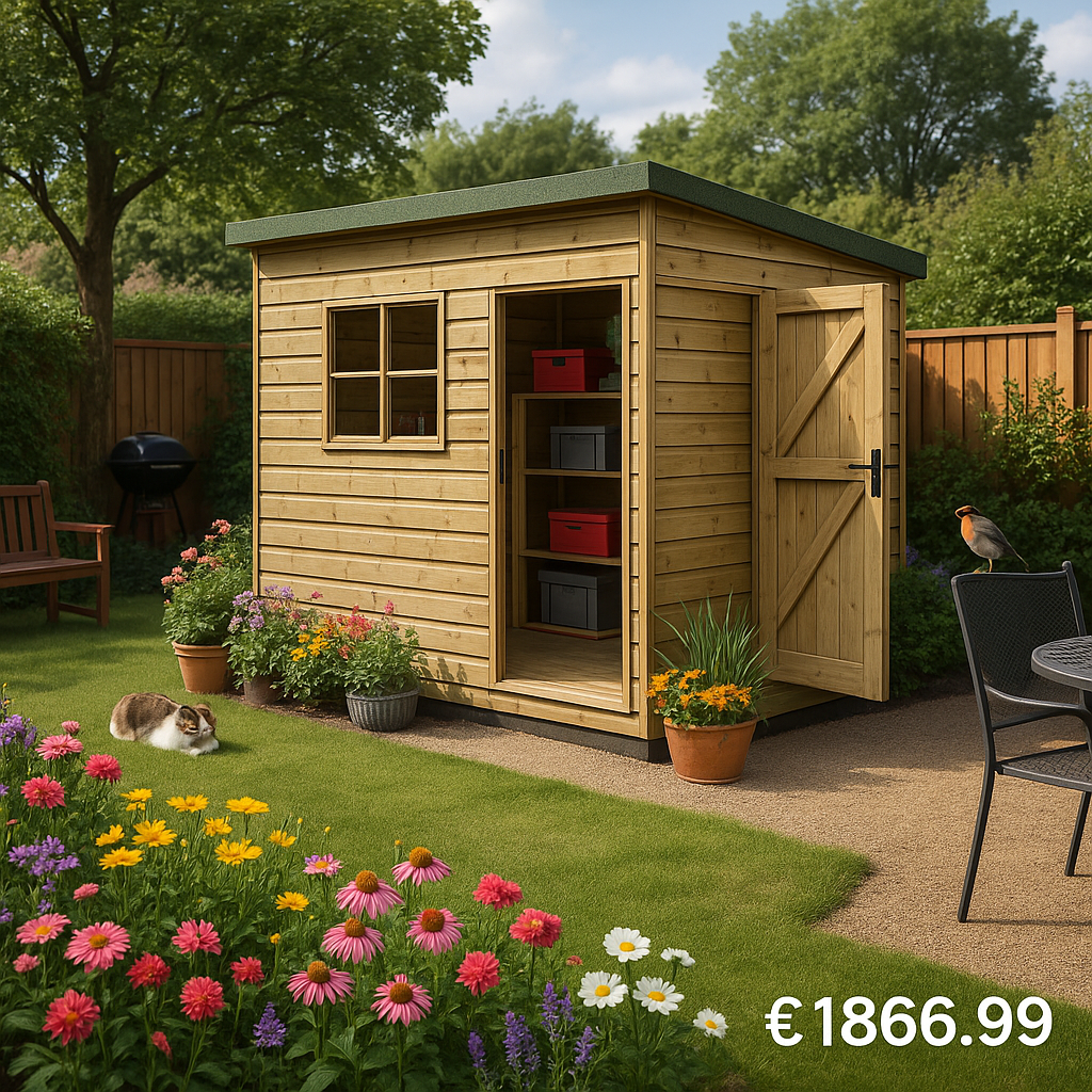 10'x8' Tiger Elite Pressure Treated Pent Shed - 0% Finance - Buy Now Pay Later - Tiger Sheds