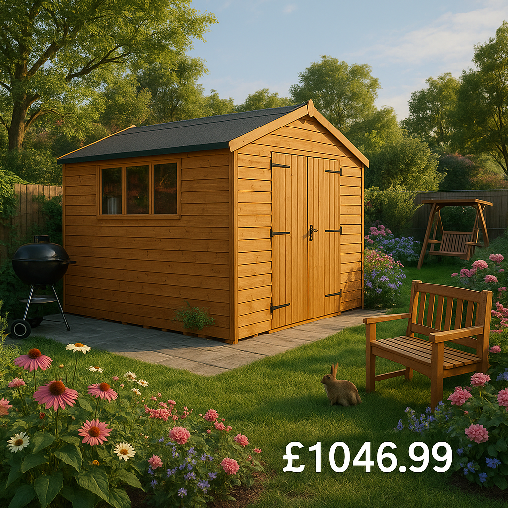 10'x8' Tiger Heavyweight Workshop Shed - 0% Finance - Buy Now Pay Later - Tiger Sheds