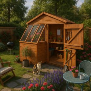 10'x8' Tiger Potting Sheds Right Hand Door - Garden Potting Shed - 0% Finance - Buy Now Pay Later - Tiger Sheds