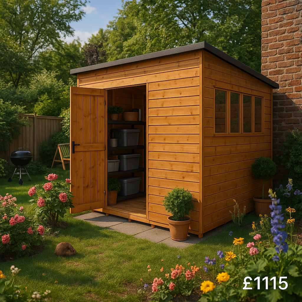 10'x8' Tiger Shiplap Lean To Pent Shed - 0% Finance - Buy Now Pay Later - Tiger Sheds
