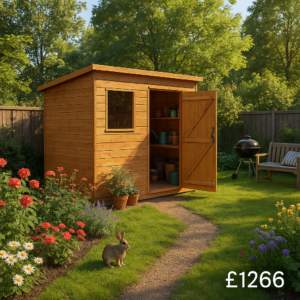 10'x8' Tiger Shiplap Pent Shed - Heavy Duty Shiplap Sheds - 0% Finance - Buy Now Pay Later - Tiger Sheds