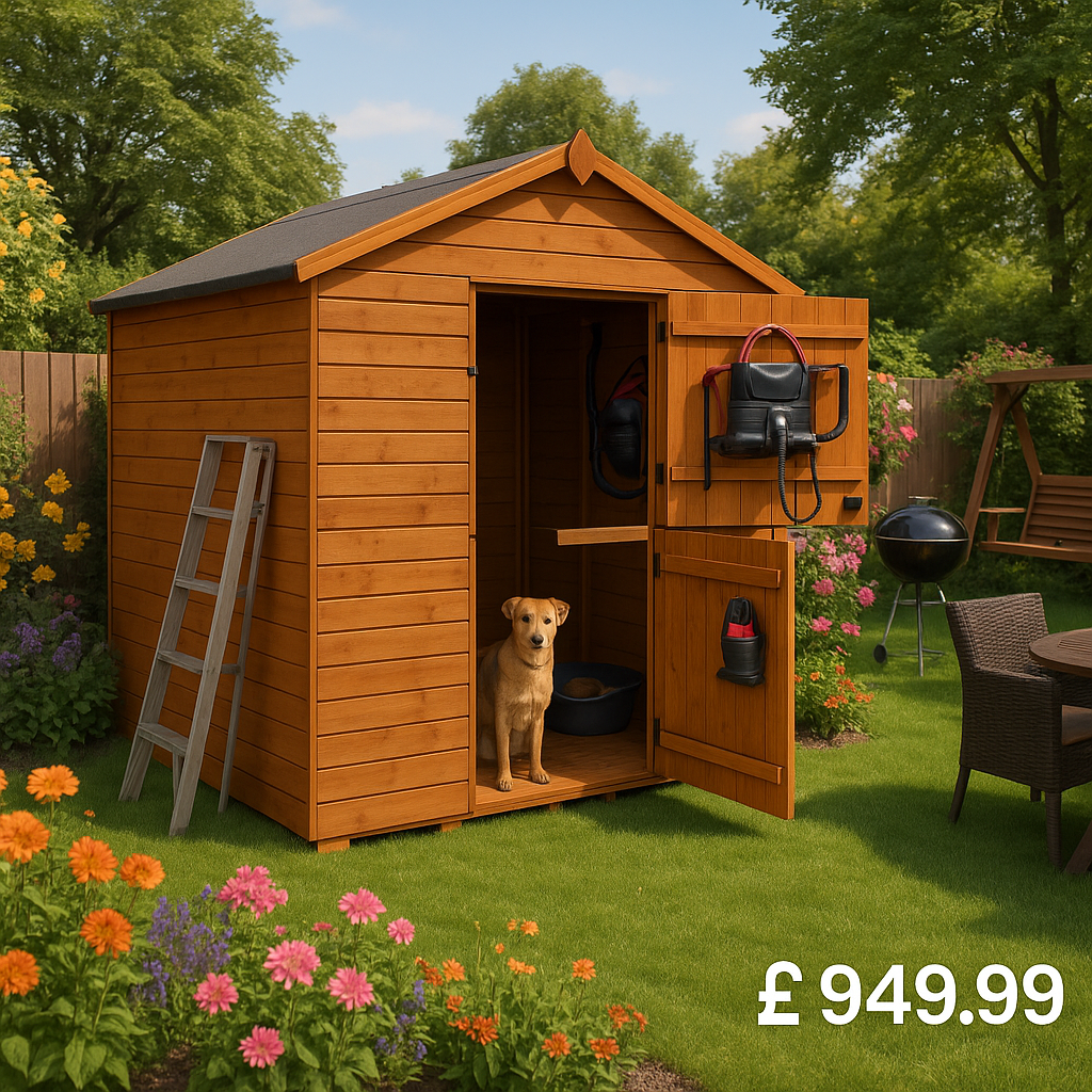 10'x8' Tiger Shiplap Windowless Apex Stable Door Shed - Wooden Shiplap Sheds - 0% Finance - Buy Now Pay Later - Tiger Sheds