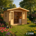 12'x10' Panthera Log Cabin - Quality Garden Log Cabins - 0% Finance - Buy Now Pay Later - Tiger Sheds