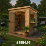 12'x6' The Garden Bar Shed - Tiger Garden Bar Shed - 0% Finance - Buy Now Pay Later - Tiger Sheds