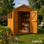 12'x6' Tigerflex Shiplap Apex Double Door Shed - 0% Finance - Buy Now Pay Later - Tiger Sheds
