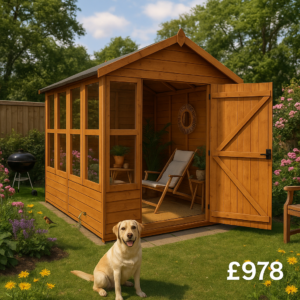 12'x6' TigerFlex® Shiplap Apex Sunroom - 0% Finance - Buy Now Pay Later - Tiger Sheds