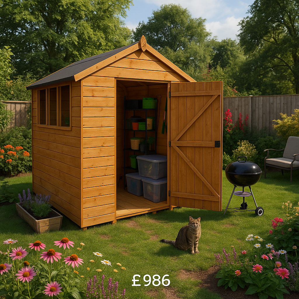 12'x6' Tiger Shiplap Apex Shed - 0% Finance - Buy Now Pay Later - Tiger Sheds