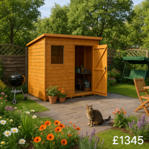 12'x6' Tiger Shiplap Pent Shed - Heavy Duty Shiplap Sheds - 0% Finance - Buy Now Pay Later - Tiger Sheds